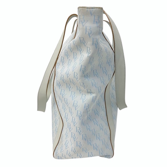 Authentic Bottega Veneta Blue Tote Bag – Large with Zipper Closure – Fits Laptop - Picture 7 of 16